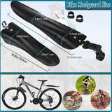 Fietsspatbord mountainbike verstelbare universele spatbordenset voor achter fietsbeschermplaat wielbescherming fiets vuilvanger voor stadsfiets