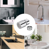 Kraanopzetstuk, kraanbeluchter, kraanbeluchter met dubbele functie, 360° draaibaar, waterbesparende kraan met 2 modi voor keukenbadkamer, voor 22 mm binnendraad/24 mm buitendraadadapter