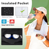 Tennisrugzak, tennistas voor heren en dames, tennistas voor 2 rackets, badmintonsquash, pickleball paddle-ballen