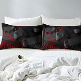 Spel Troosterafdekking Moderne Sci-Fi-stijl Gamepad Gaming Beddengoedset Spelconsole Dekbedovertrek voor Tieners Jongens Spelers Videospel Regelaar Dekbedovertrek Met Ritssluitingen, 135 x