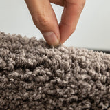 Vloerkleed, badmat, antislip, absorberend, voor woonkamer, slaapkamer, badkamer, 70 x 120 cm, bruin