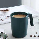 Beker met handvat 8, koffiekopjes 450 ml, onbreekbare drinkbekers voor kinderen en volwassenen, herbruikbare bekers voor water, melk, thee, koffie, voor thuis, kamperen, picknicken, reizen