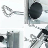 Parasolhouder, balkonleuning, instelbaar, ruimtebesparende parasolhouder, balkon, Ø 25-38 mm, parasolhouder, balkonleuning, parasolstandaard, geschikt voor maximale breedte 5 cm