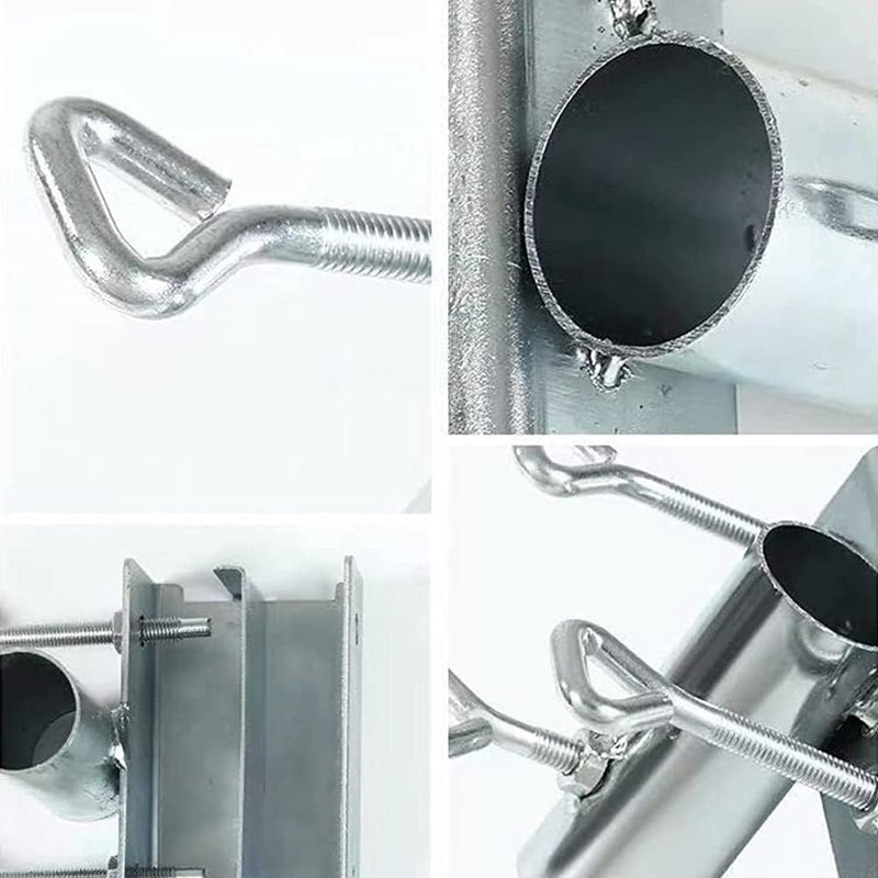 Parasolhouder, balkonleuning, instelbaar, ruimtebesparende parasolhouder, balkon, Ø 25-38 mm, parasolhouder, balkonleuning, parasolstandaard, geschikt voor maximale breedte 5 cm