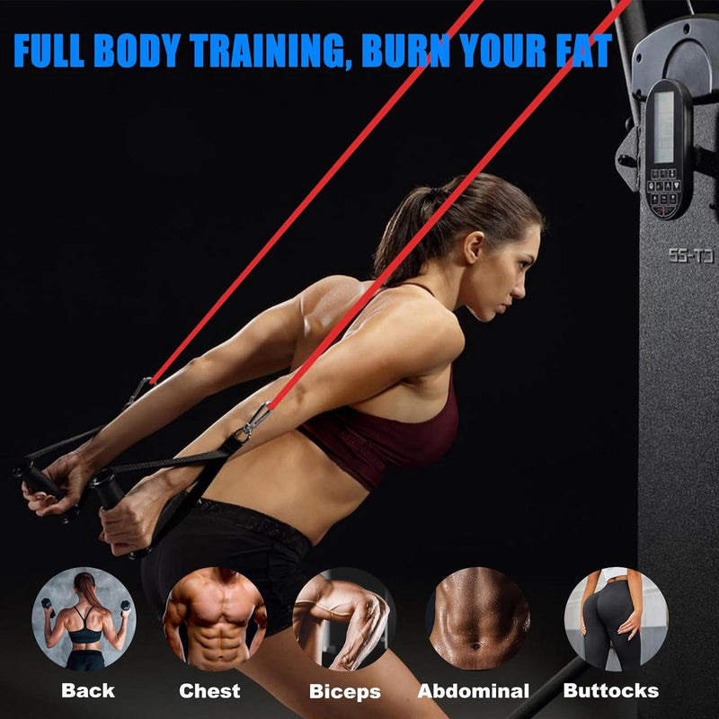 Weerstandsbanden, fitnessbanden met 3 weerstandsniveaus, weerstandsbanden met deuranker en handgrepen, fitnessbanden voor fitness/yoga/krachttraining voor mannen en vrouwen