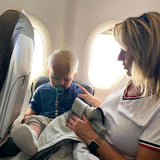 Air Traveller - reisbed baby met matras - babyreisbed (vliegtuig) - 2-in-1 - stoel en bed - met draagtas en matras - 75 x 45 x 6 cm