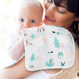 Mulldoeken baby 10 stuks katoenen spuugdoeken 27x50 cm stoffen luiers 6 lagen absorberend vouwluiers washandjes voor baby pasgeborenen alpaca