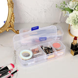 Set van 5 dubbellaags verstelbare pennenbakjes Kunststof stapelbare pennenbakje met deksel Transparante briefpapierdoos Penhouder Opbergdoos voor kinderen Studenten voor schoolbenodigdheden, transparant,