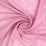 100% moezelmousseline decoratieve stof, 48 cm x 5 m, 66 g/m², zeer dunne tafelloper, zachte, kleurrijke tafeldecoratie voor verjaardagen, bruiloften, speciale gelegenheden, in roze