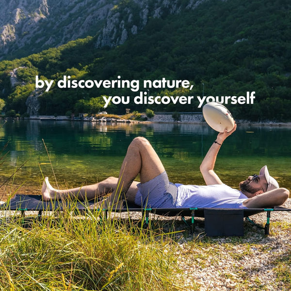 Compact opklapbed van volledig aluminium, ultralicht, comfortabel om te slapen, draagbaar campingbed voor kamperen, wandelen, trekking, backpacken,