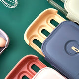 Eierhouder, eierbewaardoos, eierbox met lade, stapelbare eierhouder, automatische eierbox, multifunctionele eierbox voor koelkast, keuken