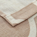 Vitrage Sheer gordijn bistrogordijn linnenlook half transparant gordijn privacy gaas sjaals vitrage raamsjaal voor woonkamer landhuis 2 stuks 65B x 115H (cm) bruin