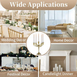 Aluminium kandelaar eettafel diner bij kaarslicht hotel decoratie huisdecoratie, tafeldecoratie, goud