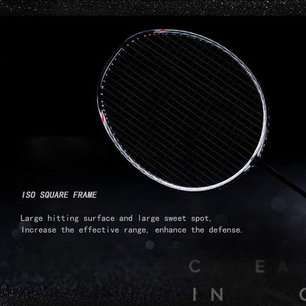 100 % Graphit badmintonracket, carbon, badmintonracket, S330, veel talent, perfecte badmintonracket, met opbergtas