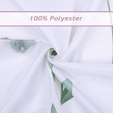 Douchegordijn, roze, beige, aquarel, bloemen, bladeren, moderne douchegordijnen, 180 x 180 cm, anti-schimmel, waterdicht, polyester stof, wasbaar, badkamergordijn voor badkamer, met 12 haken