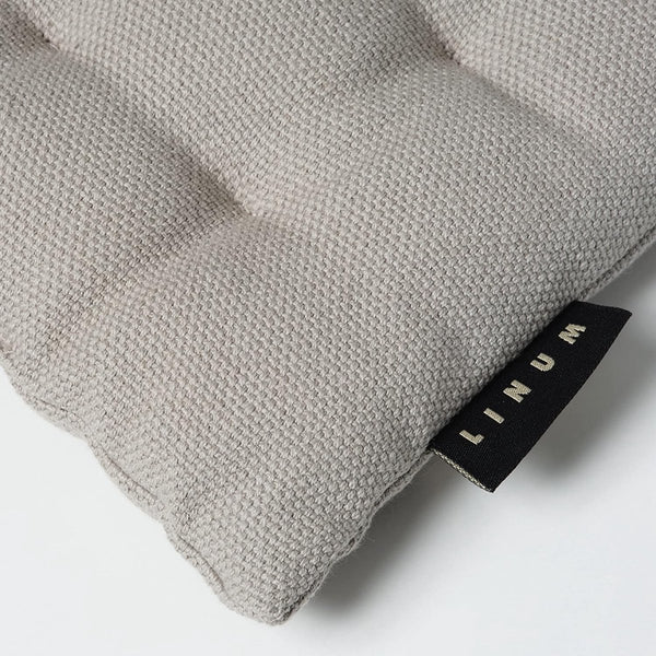 Pepper zitkussen, katoen, licht ijsgroen, 40 x 40 x 3 cm, grijs, 40 x 40 cm