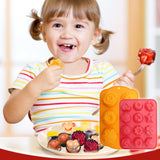 4 stuks multivorm muffinborden siliconen groot, 12 bakvormen met antiaanbaklaag siliconen muffinvormpjes met bakkwast, siliconen bakvormen voor cake, chocolade, kaas fondant