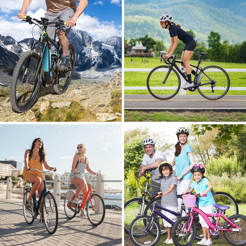 Fietskettinggereedschap, 10 stuks, fietsreparatieset voor 6/7/8/9/10 snelheidsketting, kettingklinknagel, ketting, schakeltang, kettingleuning, fietskettingen, klinknagels voor universele fiets