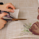 Afwasbare placemats, set van 6, paaseieren met bloemen, cartoon, konijn, tafeldecoratie Pasen, lente, banket, placemats, vakantie, party, decoratie, placemats seizoensgebonden placemats