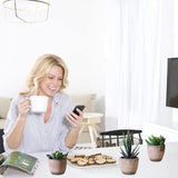 3 stuks kunstvetplanten, kunstplanten met potten, tafeldecoratie, decoratieve planten, bureauplant voor badkamer, woonkamer, kantoor (A