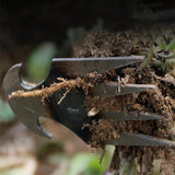 Set van 2 roestvrijstalen onkruidsnijders, paardenbloemsnijders, onkruidtrekkers, voegenschraper met handvat, onkruidverwijderingsgereedschap, onkruidtrekkergereedschap, handonkruidsnijder voor tuinieren