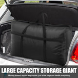 600D Oxford extra grote opbergtas, opbergdoos, organizer, opbergzak, reistas, draagtas, campingtas, transporttas voor dekbedden, kussens, kleding