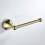 Toiletrolhouder zonder deksel Messing Badkamer Toiletrolhouder Wandmontage Gepolijst Goud