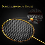 100 % Graphit badmintonracket, carbon, badmintonracket, S330, veel talent, perfecte badmintonracket, met opbergtas