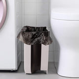 Opvouwbare vuilnisemmer, 9 liter, hangende plastic afvalemmer voor keuken, auto, badkamer, woonkamer, slaapkamer