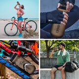 Flessenhouder voor op de fiets, 360 graden rotatie, flessenhouder met 650 ml fietsfles, gemakkelijk instelbare fietsbekerhouder, rek, kooi, koffiebekerhouder voor kinderwagen, motorfiets