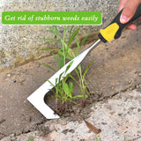 Voegenkrabber onkruidmes voegenreiniger onkruidschraper dubbelzijdig scherp roestvrij stalen mes voor het verwijderen van onkruid en mos