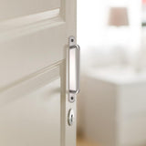 2 stuks schuifdeurgrepen, roestvrij stalen deurgrepen, schuurdeurgrepen, schuifdeurgreep met plaat, tuindeurgrepen voor kast, schuurdeuren, schuifdeurgrepen