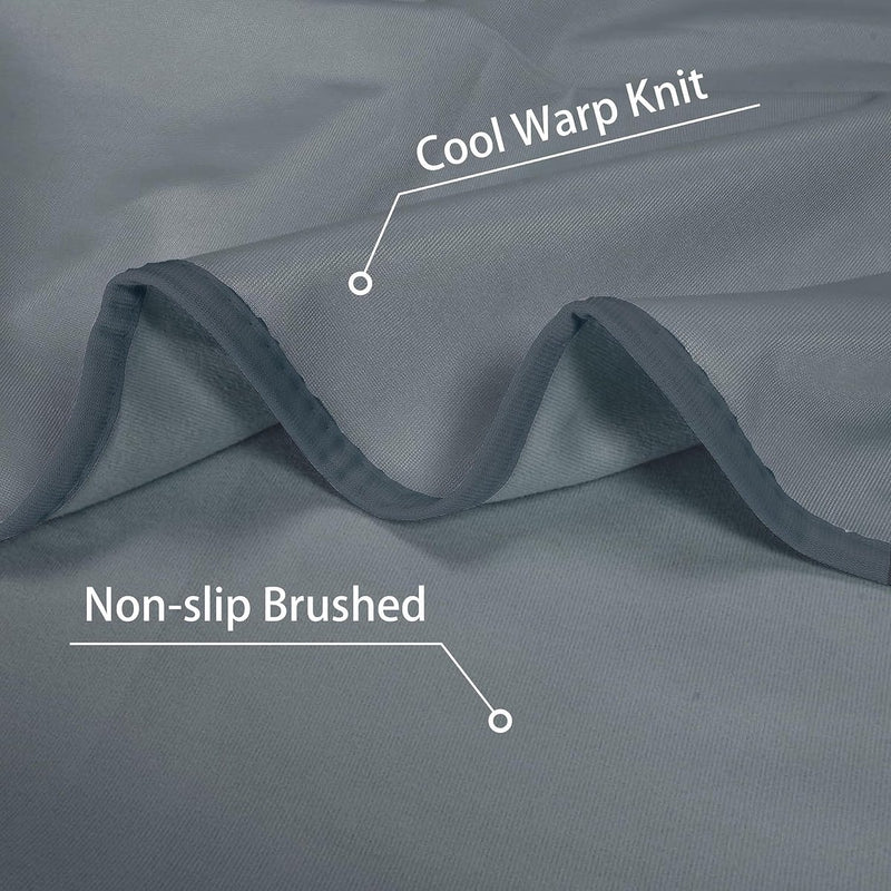 Waterdichte koeldeken voor honden, aan beide zijden bruikbare waterdichte bankovertrek, meubelbescherming, wasbaar, lekvrij, comfortabel, 75 x 50 cm, grijs