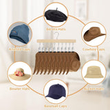 Soktdroger, wasrek van hout, 10 clips, 360° draaihaak, kleerhanger voor muts, ondergoed, gezichtsmasker, handdoeken, handschoenen (houtkleur)