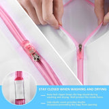 7 stuks mesh waszakken voor delicatessen met premium ritssluiting, reisopslag, organiserende tas, kledingblouse, schoenen, beha, sokken, babykleding enz. (7 stuks)