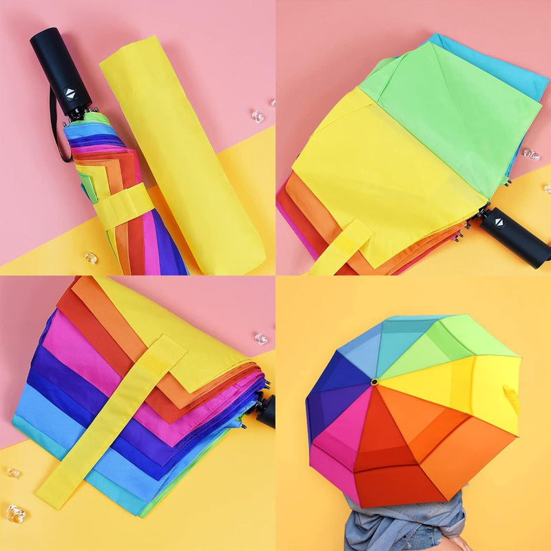 Paraplu zakparaplu, stormbestendig, zakparaplu, ribben, windbestendig, storm, zakparaplu, paraplu voor heren en dames, klein, licht, compact