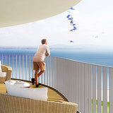 Dolfijn windspel, blauw windspel, metalen wind chimes klankspel, aluminium buizen, windspel, voor binnen tuin en buitendecoratie van balkondakranden