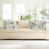 Kussensloop 40 x 40 cm, set van 4 linnen, decoratieve kussenhoezen voor bank, woonkamer, slaapkamer, kantoor, woondecoratie (40 x 40 cm, stijl 1)