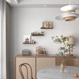 40 cm lange wandplanken, rustieke zwevende planken, fotolijst voor woonkamer, keuken, kinderkamer of slaapkamer, 3 stuks met verschillende maten