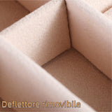 Sieradendoosje met initiële letter M, juwelenkistje met bloem, klein reis-sieradenkistje met spiegel