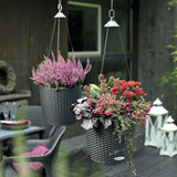 Cottage Plantenbak met aardebewateringssysteem, graniet, 27 x 27 x 23 cm, Single