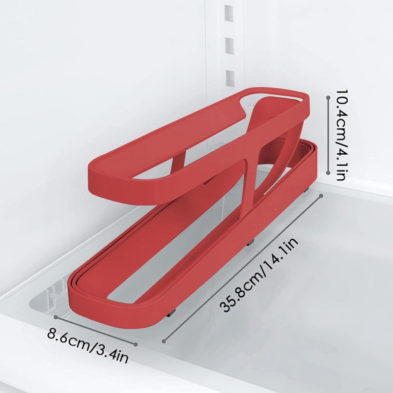 Rollende eierhouder voor koelkast, eierhouder Koelkastrol Eierdispenser Koelkast Eiercontainer Eierdoos Eierhouder Eiercontainer voor koelkast Eierenopslagkoelkast 12-14 eieren
