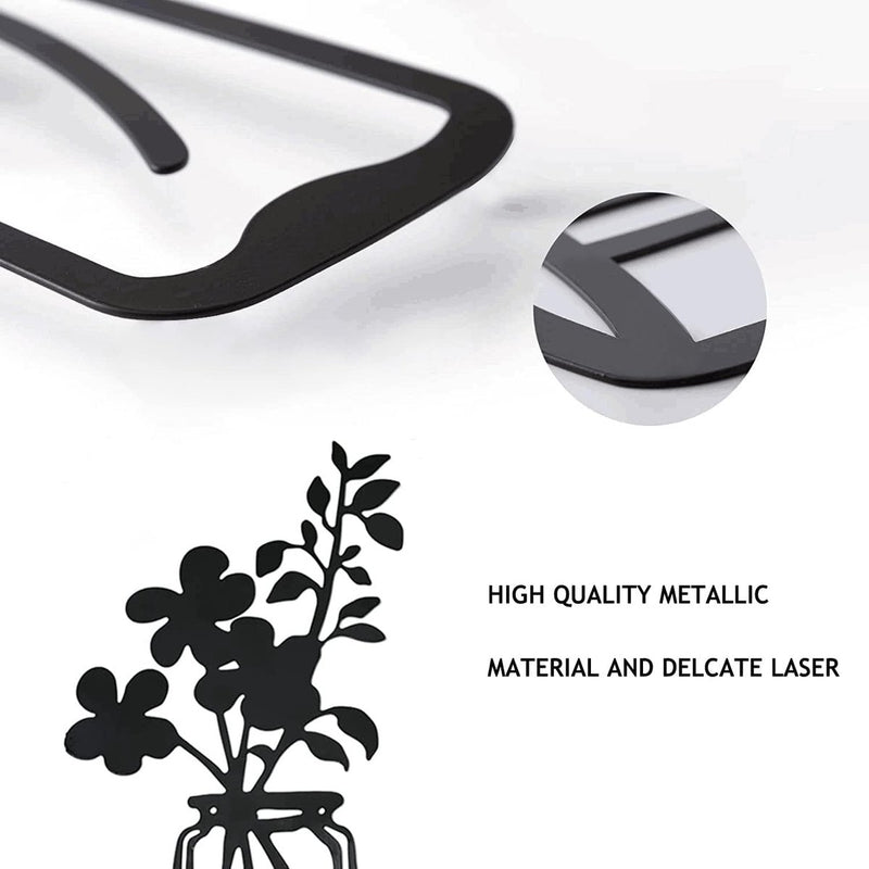 3 stuks bloemen metalen wanddecoratie zwart metaal muurkunst metaal bloemen wandsculptuur voor terras balkon woonkamer badkamer slaapkamer eetkamer keuken decoraties