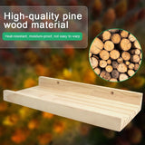 Wandplank, 30 cm, fotolijst, hout, wandplank, massief, zwevend rek, hangplank, houtnerf, kruidenrek, boekenplank, rustieke houten planken met lip, voor slaapkamer, woonkamer, badkamer