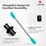 218/230/241 cm kajak peddel aluminium dubbele peddel met peddellijn voor kajakken roeiboot kanosport aluminiumlegering schacht kunststof messen zwart/wit/rood/blauw/groen/oranje/geel