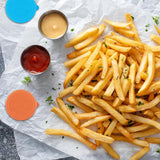 Saladecontainer, 6 x 70 ml kleine roestvrijstalen kruidencontainer, voedselopslagcontainers met deksel, dressingcontainer, herbruikbare mini-sauscontainer, snackdoos, voedselcontainerset