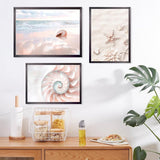 Premium posterset van 6 muurfoto's Woonkamer Moderne muurfoto's Strandposter Wanddecoratie Moderne posterset Strandmotief Muurfoto's voor woonkamer, studeerkamer, eetkamer