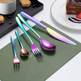24/30 Piece Cutlery Set (Black/Gold/Copper/Rainbow)