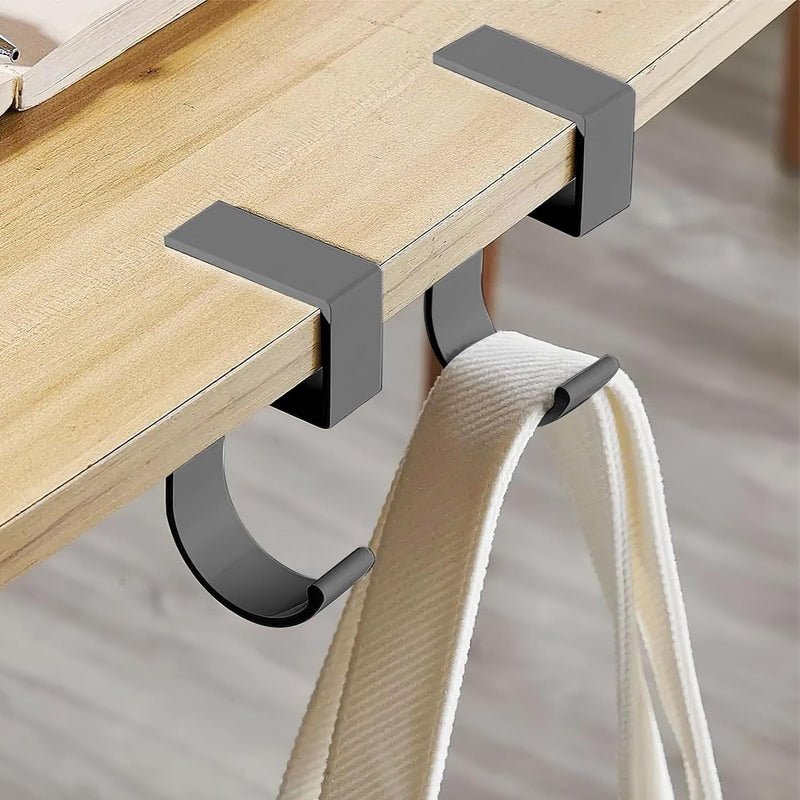 Set van 4 tashouders voor tafel, handtashouder, tafel, antislip tashaak, houder handtassen, tassenhouder, tafelhandtashouder haak voor handtas, sieraden, kettingen