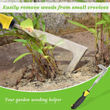 Voegenkrabber onkruidmes voegenreiniger onkruidschraper dubbelzijdig scherp roestvrij stalen mes voor het verwijderen van onkruid en mos